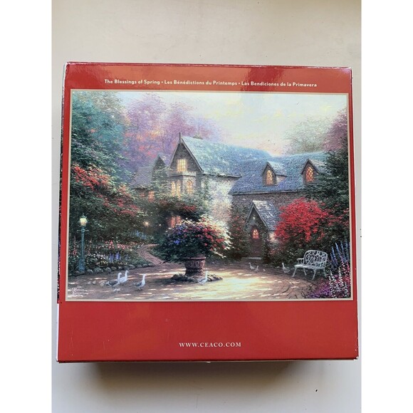 Thomas Kinkade The Blessings of Spring Puzzle - Picture 4 of 5